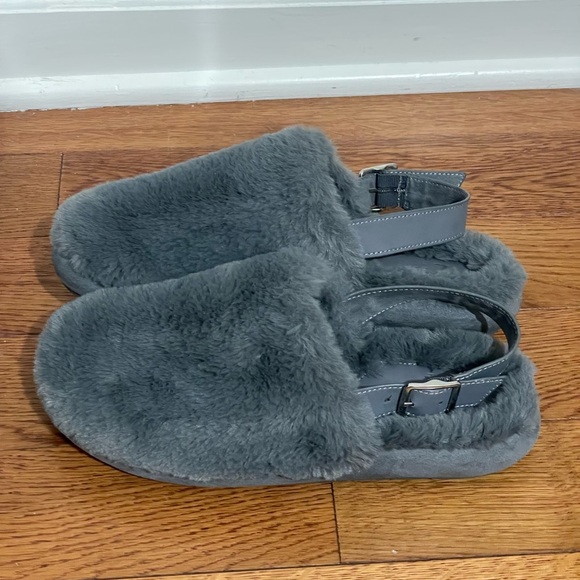 Marc Fisher LTD Zister Faux Fur Sling back Slipper Women’s Size 8 - Picture 3 of 6